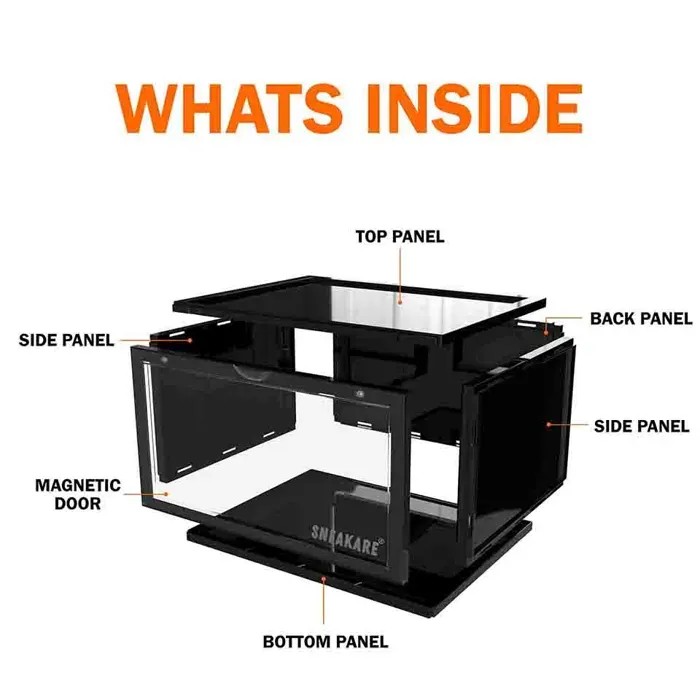 White Stack'Em Sneaker Crates | Shoe Crates (Side Drop) - HypeFly India View 2