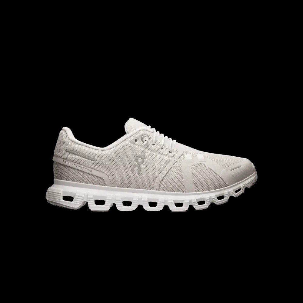 On Running Cloud 6 Wide Pearl White - HypeFly India View 1