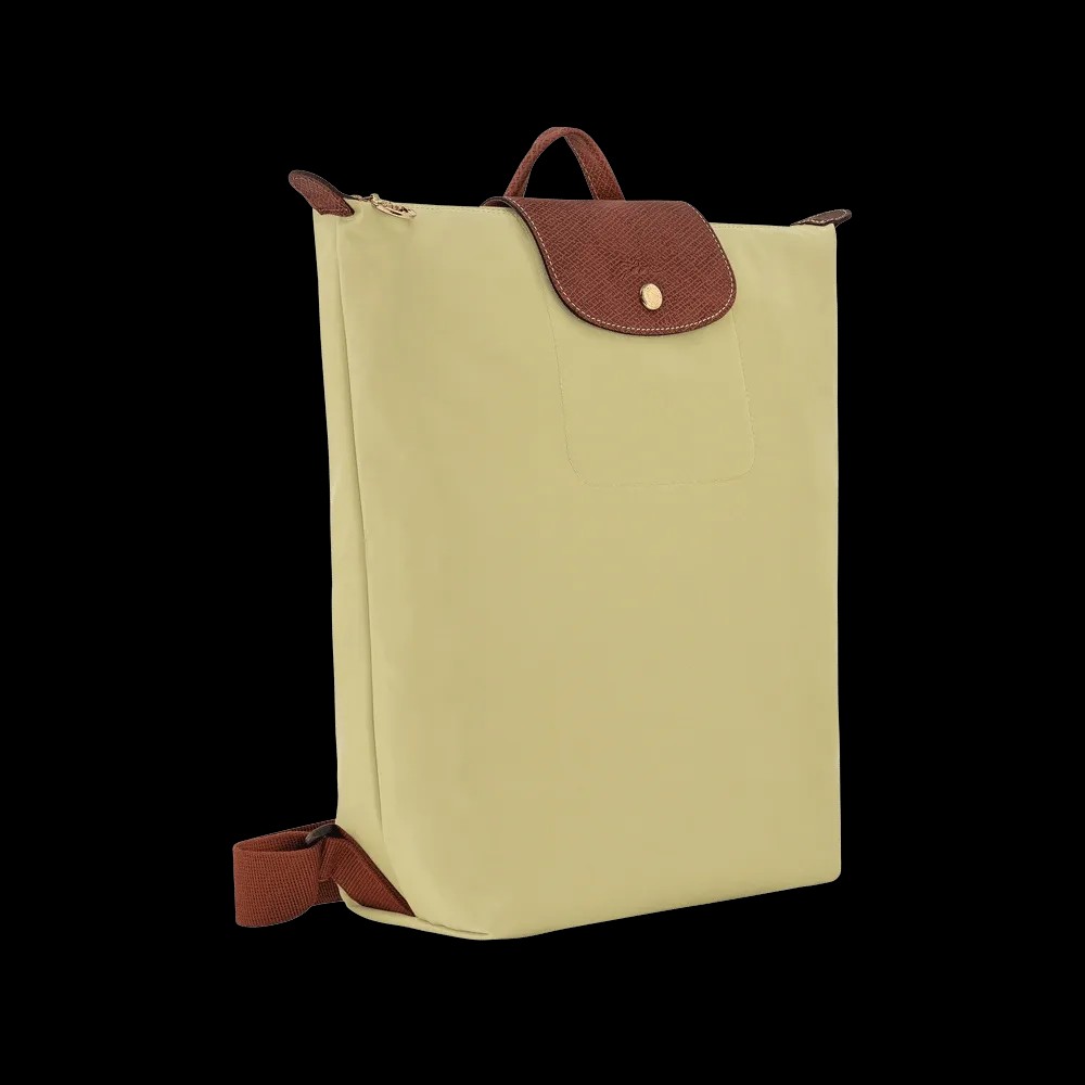 Longchamp Le Pliage Original M Backpack Pistachio - Recycled canvas - HypeFly India View 3
