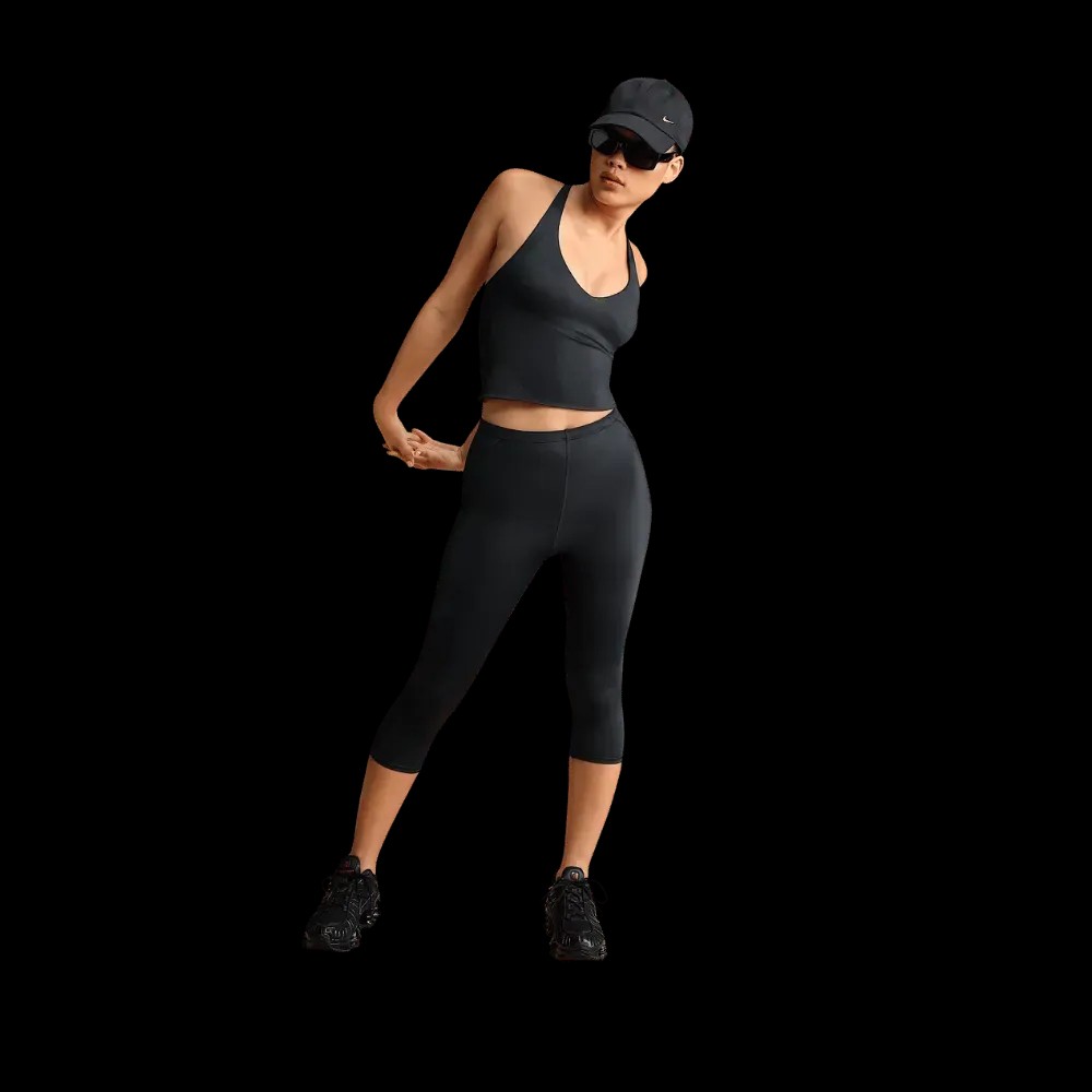 Nike X Skims Shine Women's V-Neck Tank Top Obsidian - HypeFly India View 2