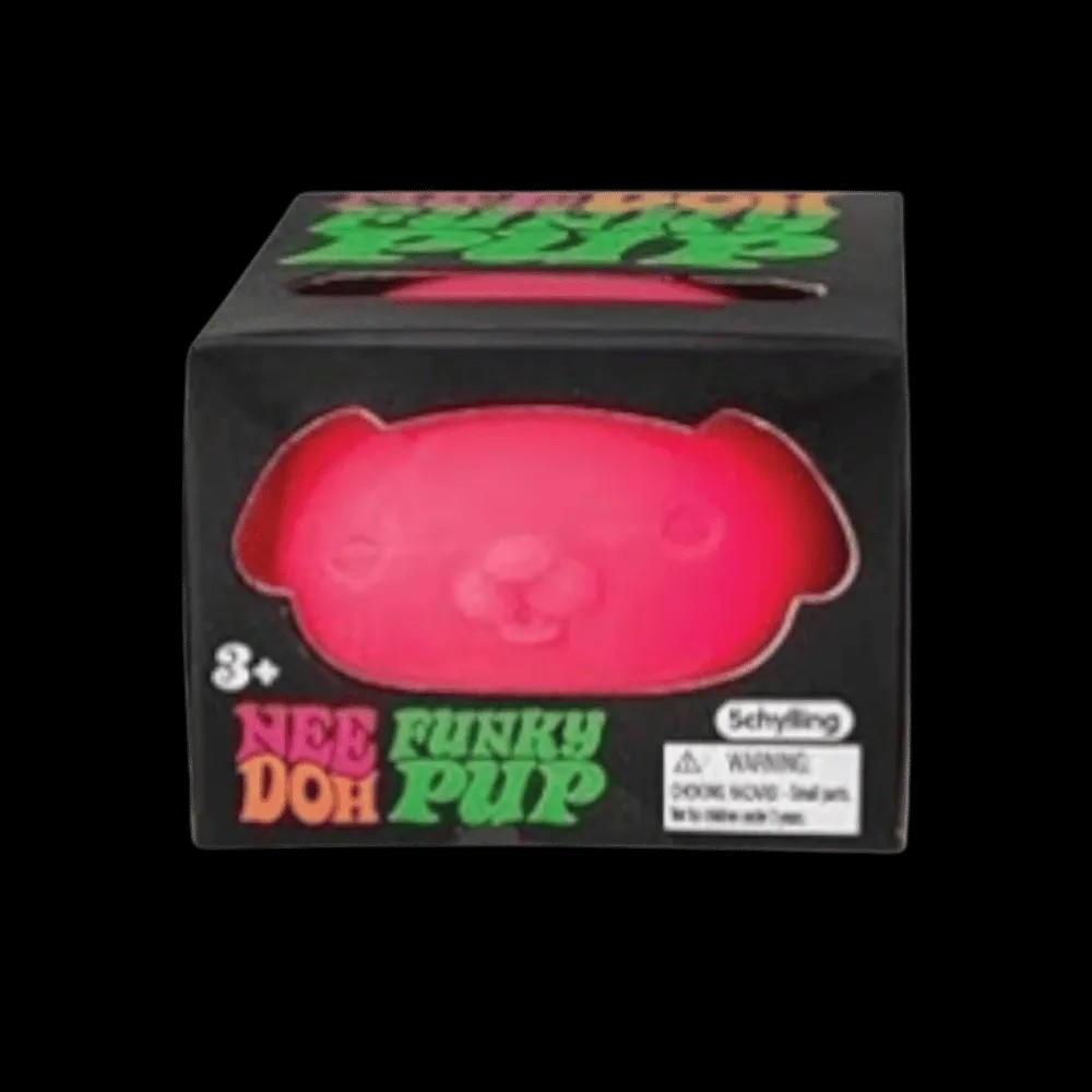 NeeDoh Funky Pup Squishy Fidget Toy Pink - HypeFly India View 1