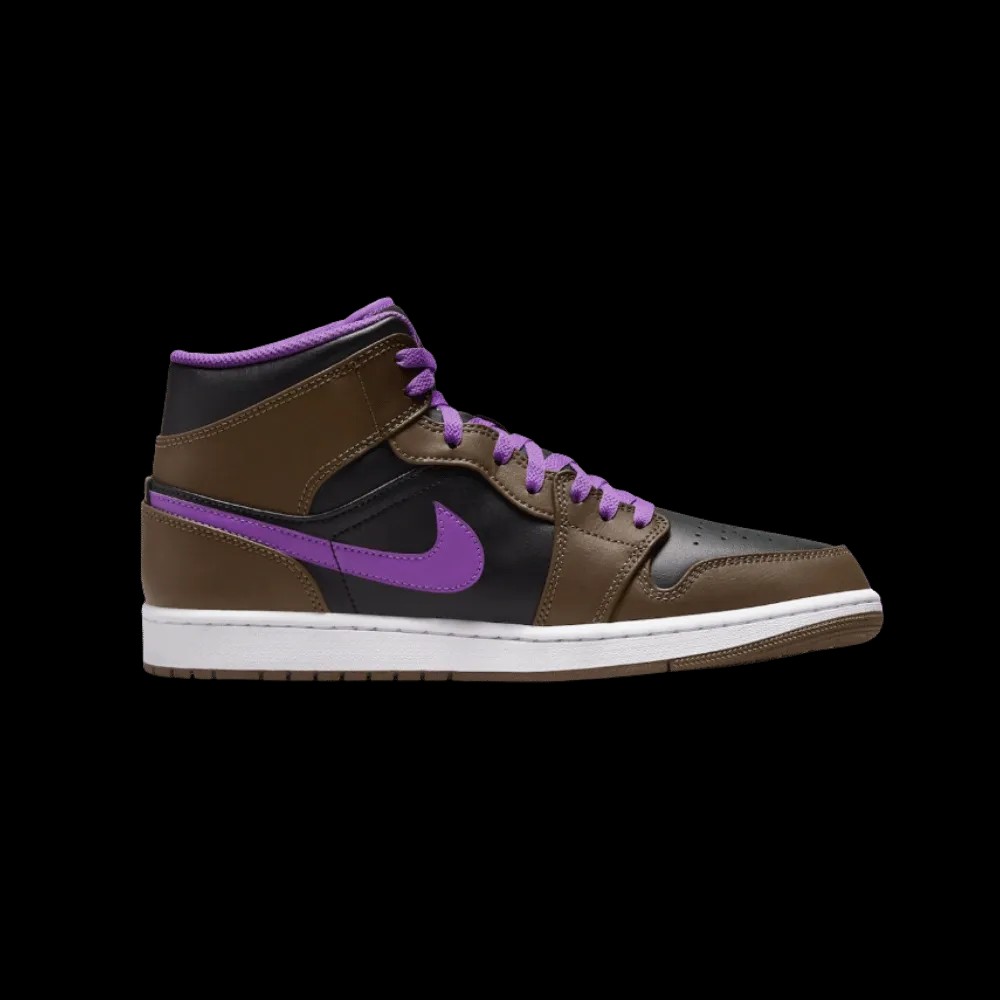 The Jordan 1 Mid 'Purple Mocha' - HypeFly India View 1