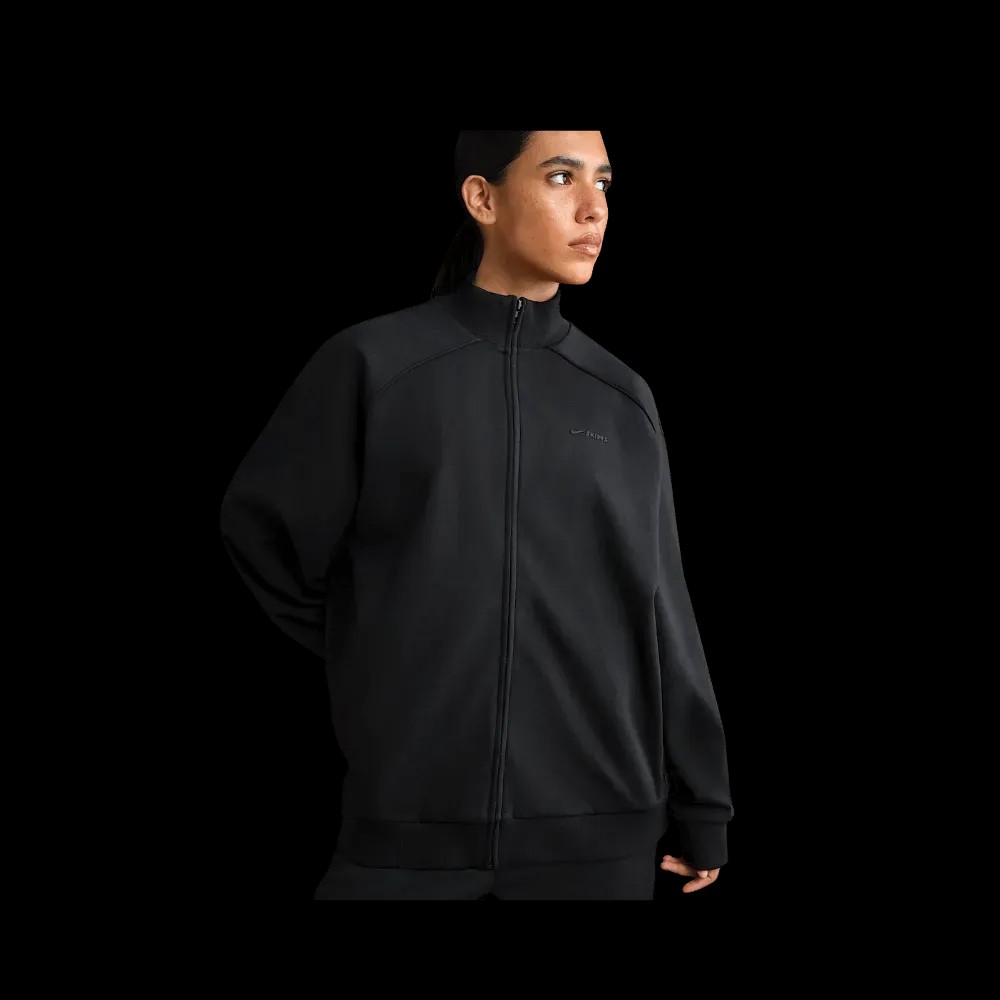 Nike X Skims Women's Oversized Full-Zip Track Jacket Obsidian - HypeFly India View 1