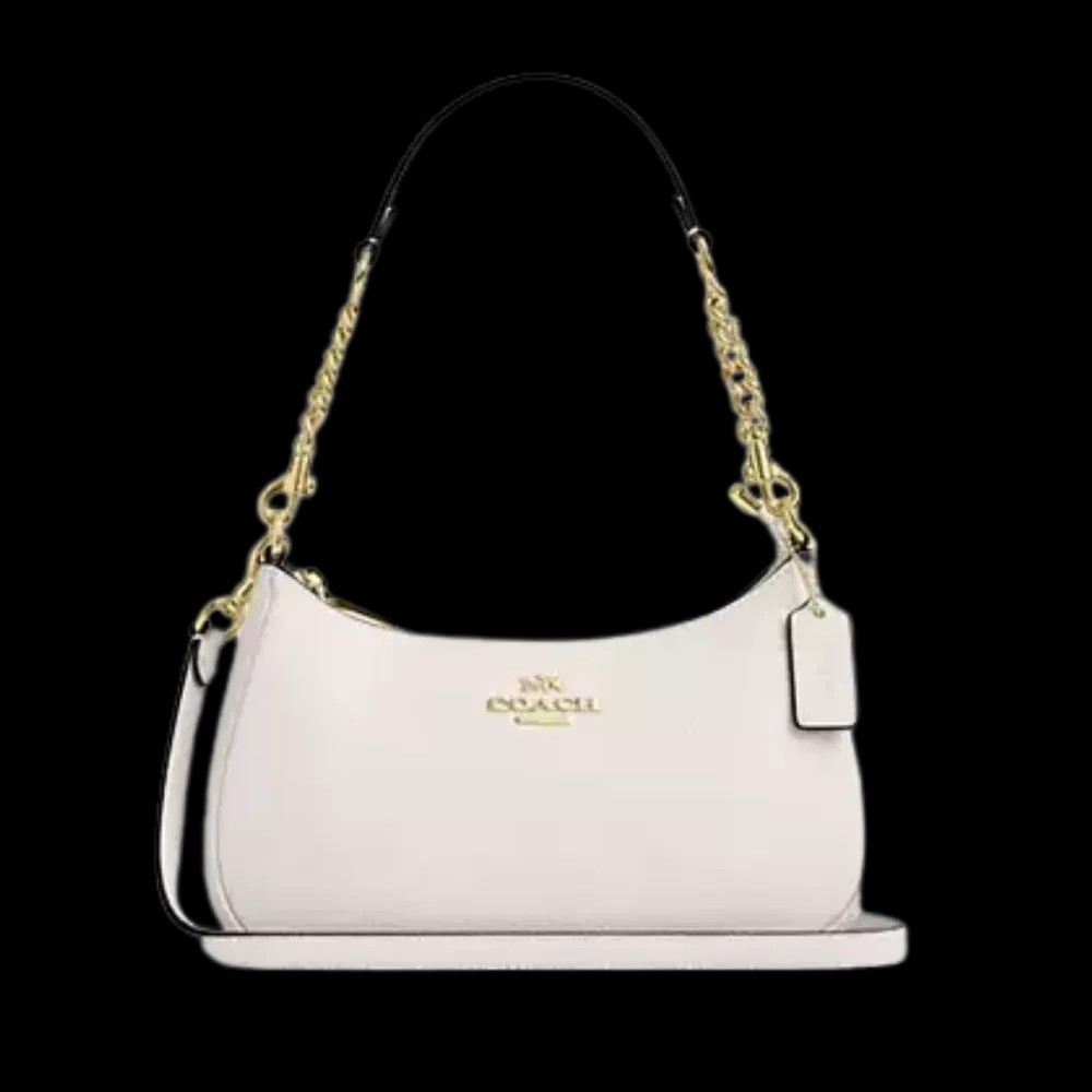 Coach Teri Shoulder Bag Gold & Chalk - HypeFly India View 1
