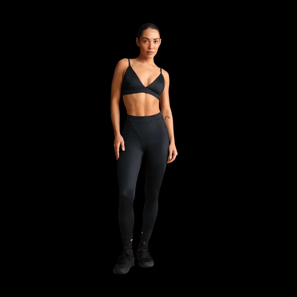 Nike x Skims Shine Women's High-Waisted V-Panel 26" Leggings Obsidian - HypeFly India View 1