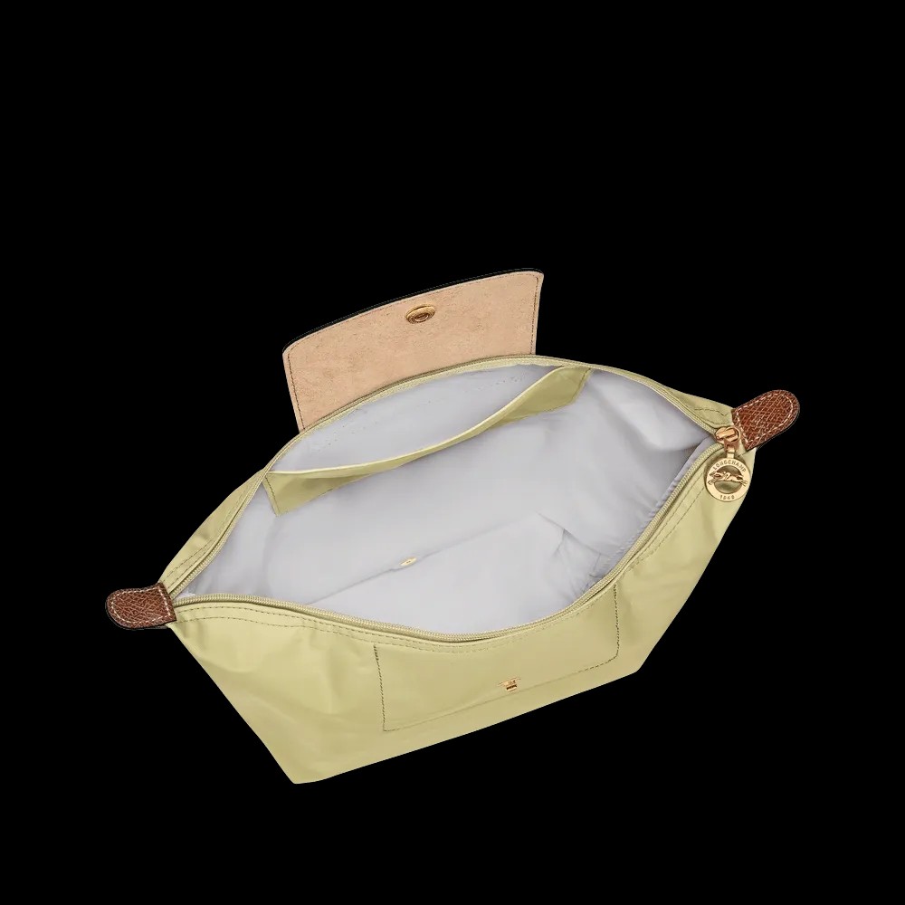 Longchamp Le Pliage Original M Backpack Pistachio - Recycled canvas - HypeFly India View 2