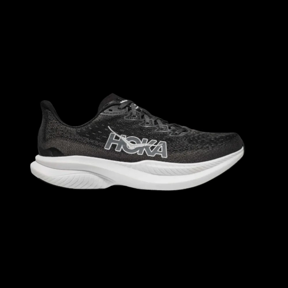 Hoka Mach 6 Black And White - HypeFly India View 1