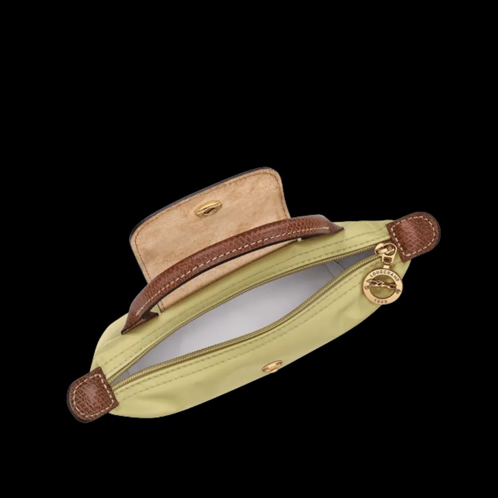 Longchamp Le Pliage Original Pouch with handle Pistachio - Recycled canvas - HypeFly India View 2