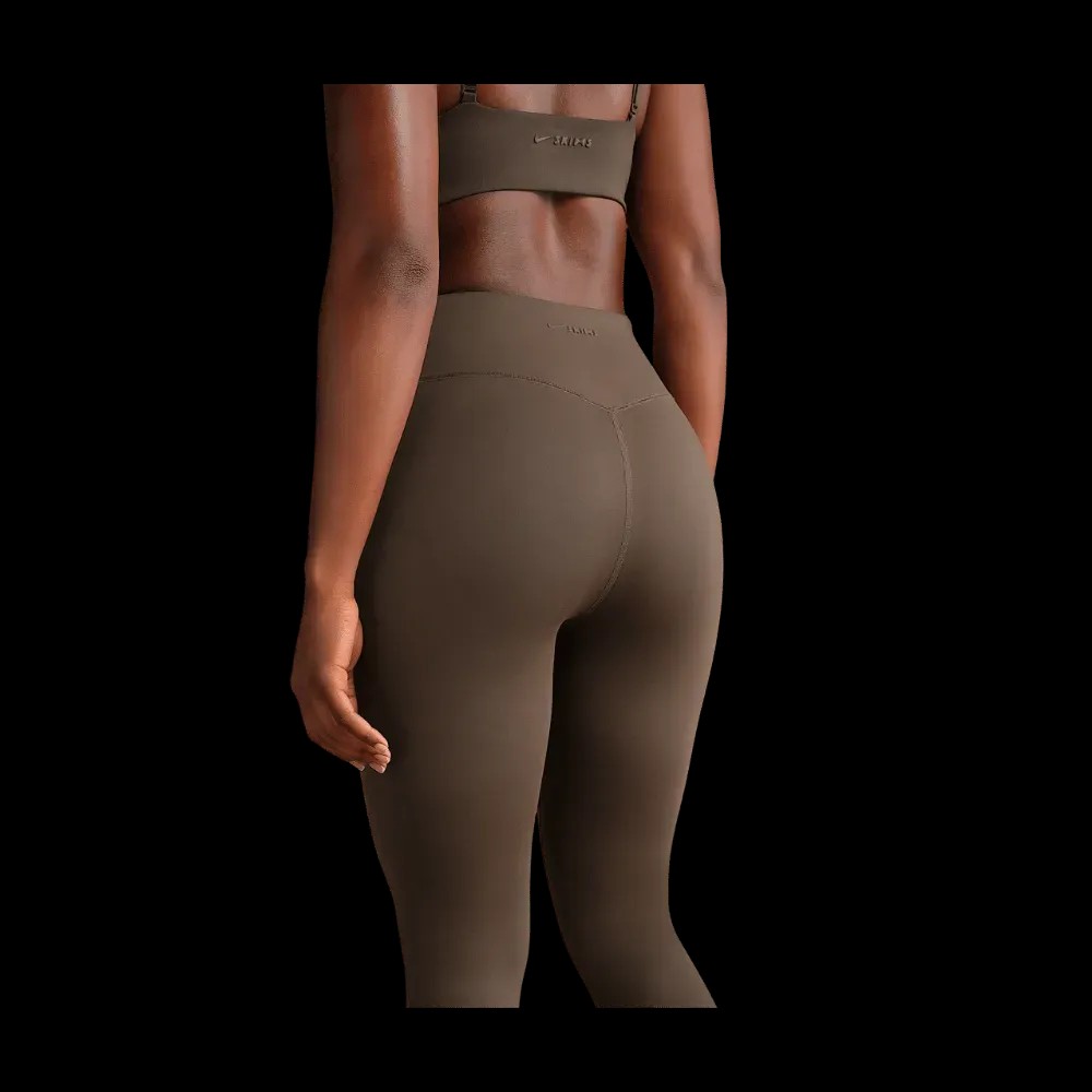 Nike X Skims Women's High-Waisted 26" Leggings Dark Sepia - HypeFly India View 4