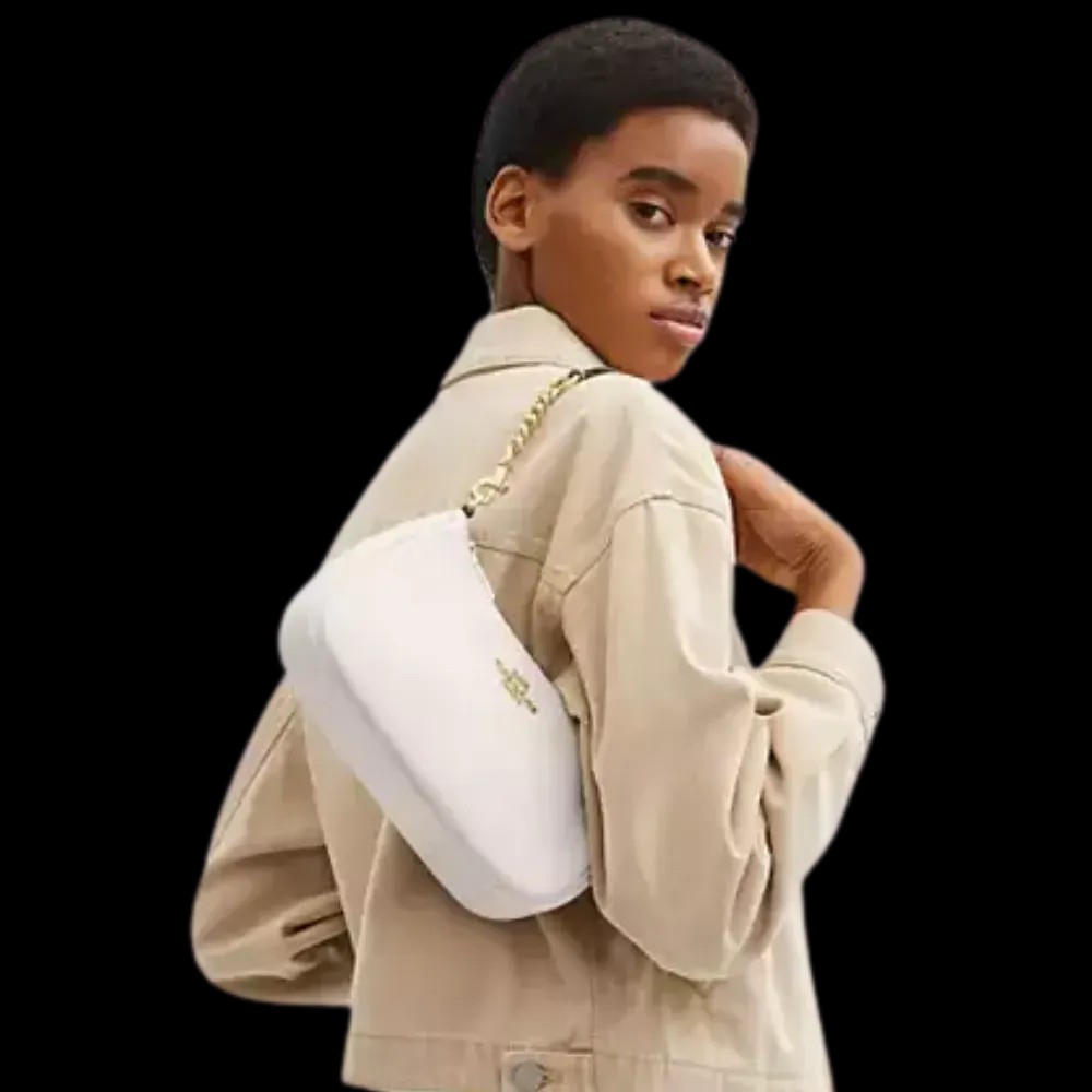 Coach Teri Shoulder Bag Gold & Chalk - HypeFly India View 3