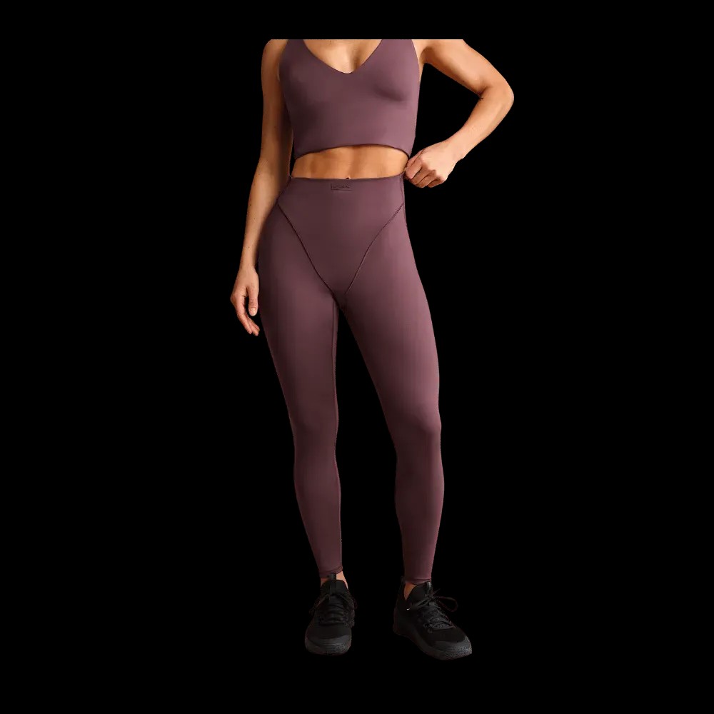 Nike X Skims Matte Women's High-Waisted V-Line 26" Leggings CURRANT - HypeFly India View 1