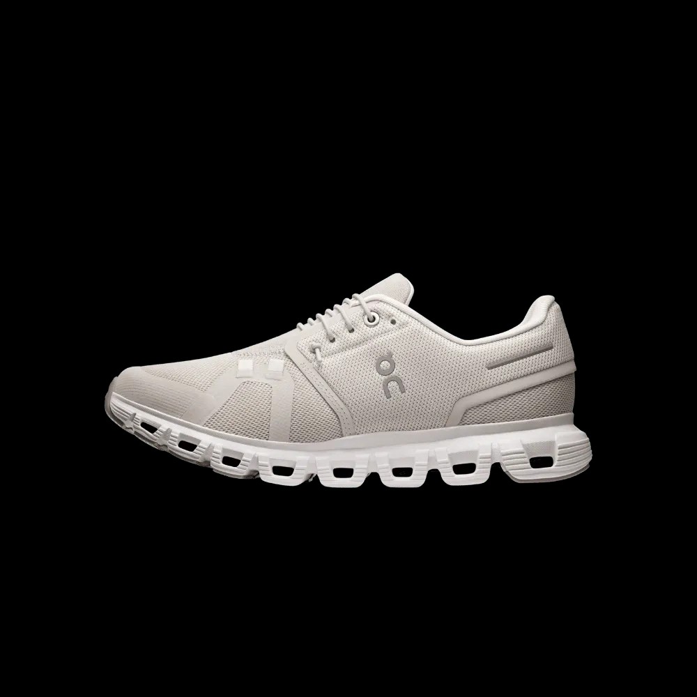 On Running Cloud 6 Wide Pearl White - HypeFly India View 2