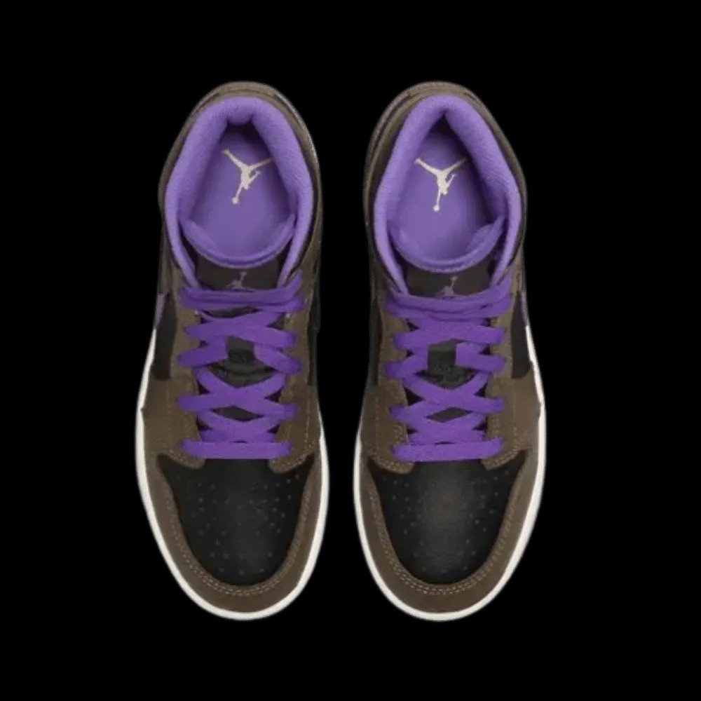The Jordan 1 Mid 'Purple Mocha' - HypeFly India View 3