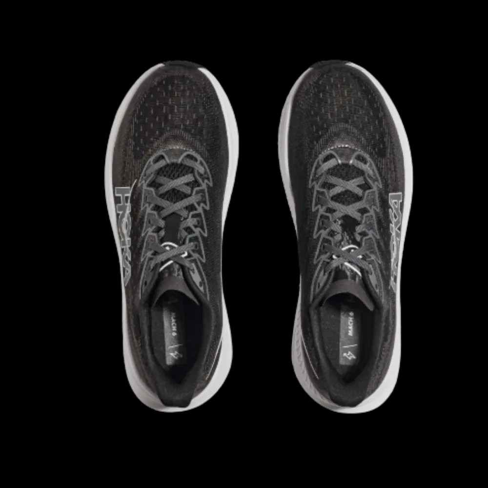 Hoka Mach 6 Black And White - HypeFly India View 3