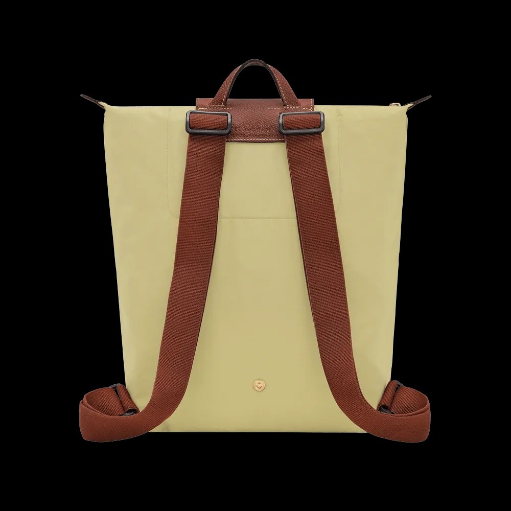 Longchamp Le Pliage Original M Backpack Pistachio - Recycled canvas - HypeFly India View 4