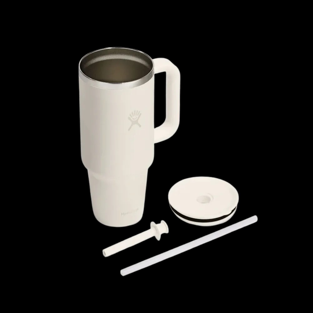 Hydro Flask 40 OZ Travel Tumbler Ivory - HypeFly India View 3