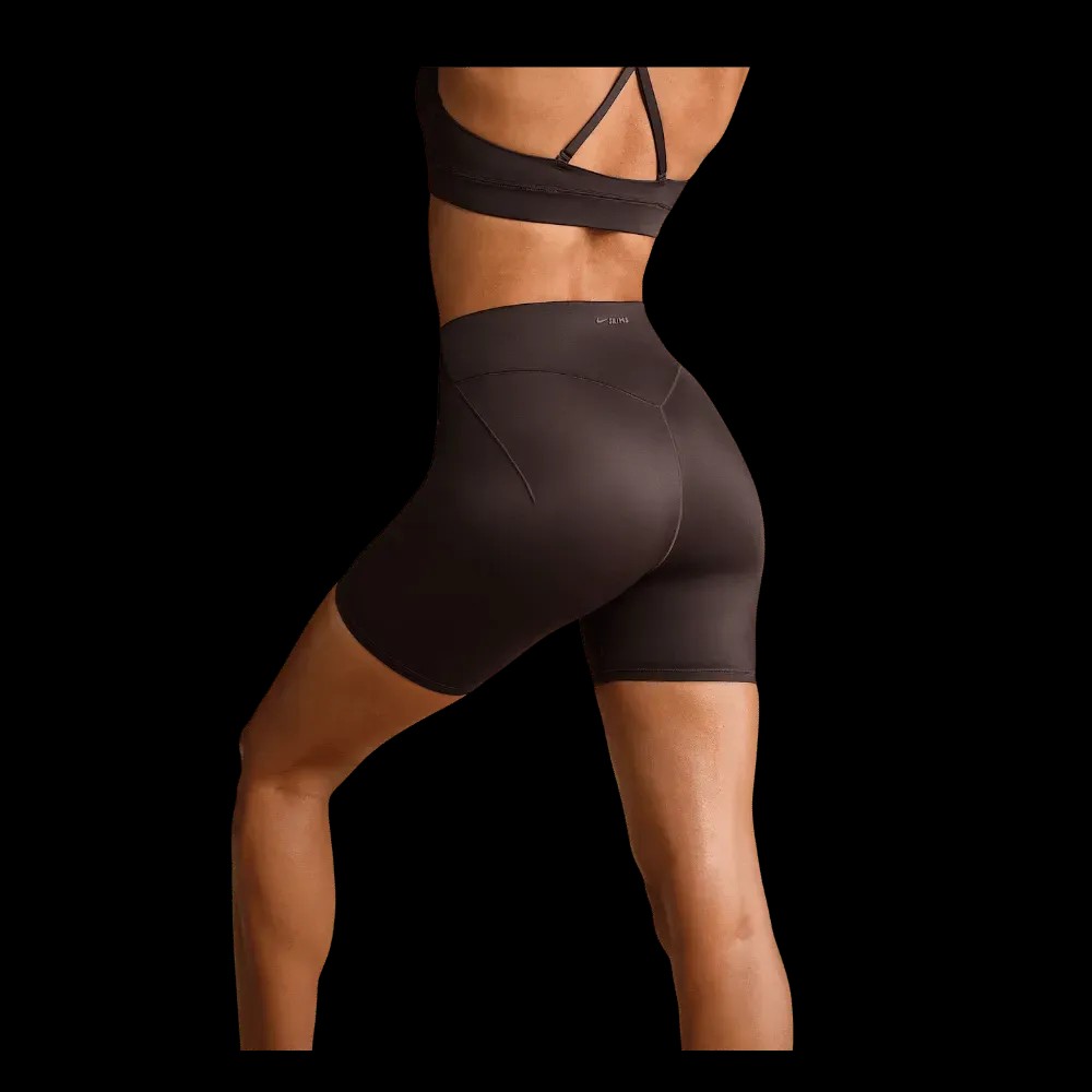 Nike X Skims Shine Women's High-Waisted 5" Biker Shorts Phoenix - HypeFly India View 4