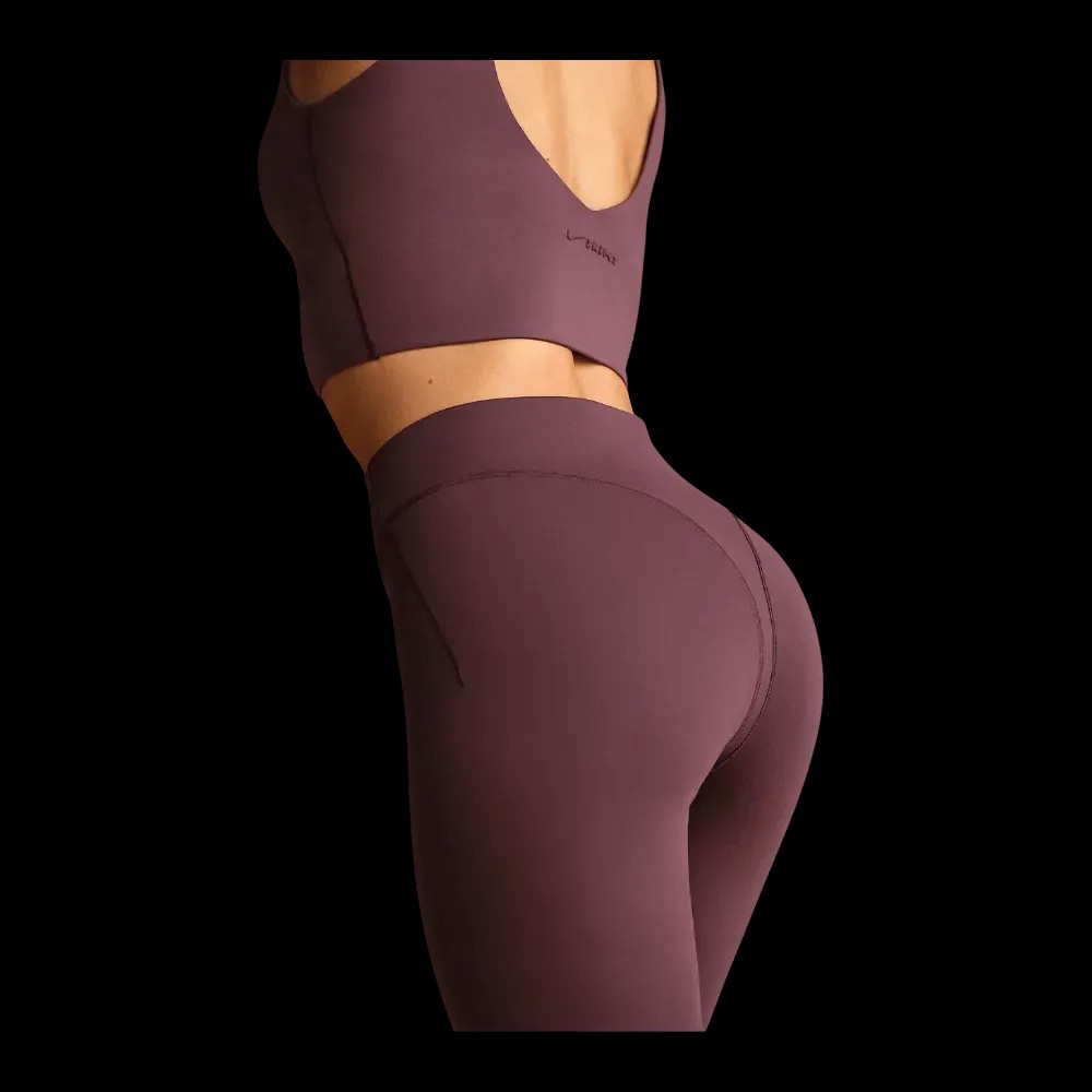 Nike X Skims Matte Women's High-Waisted V-Line 26" Leggings CURRANT - HypeFly India View 3