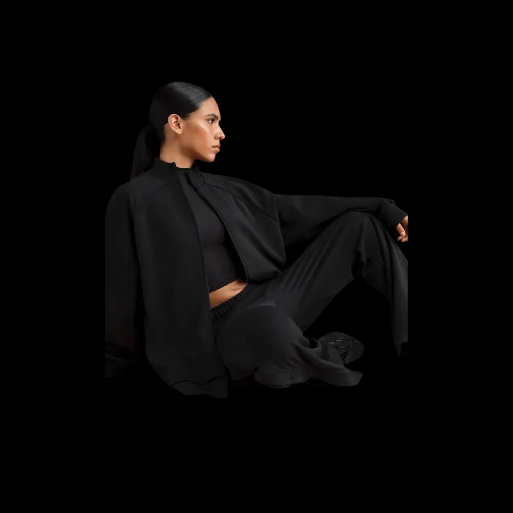 Nike X Skims Women's Oversized Full-Zip Track Jacket Obsidian - HypeFly India View 2