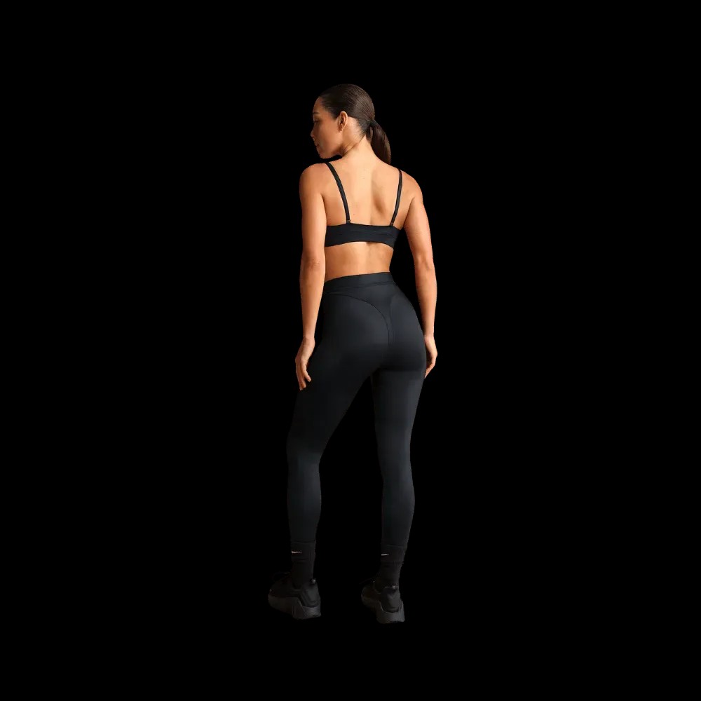 Nike x Skims Shine Women's High-Waisted V-Panel 26" Leggings Obsidian - HypeFly India View 4