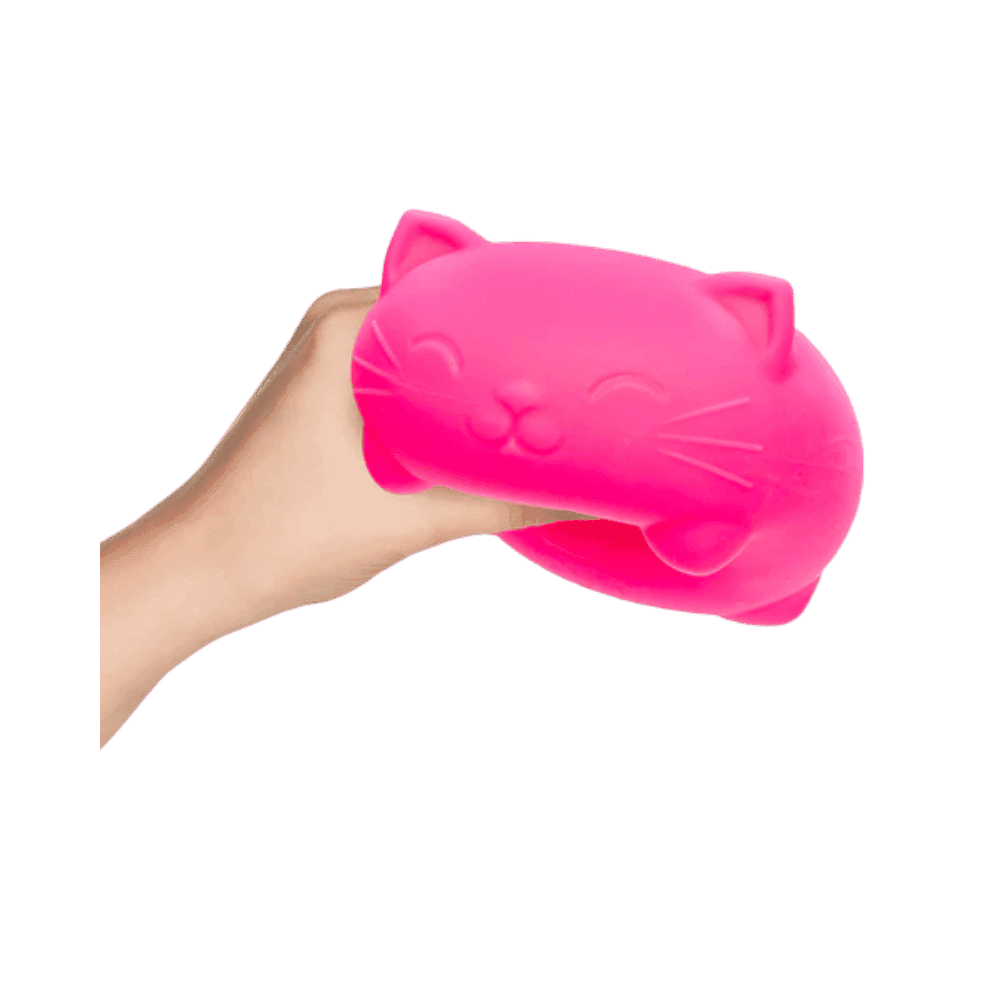 NeeDoh Super Cool Cat Squishy Fidget Toy Pink - HypeFly India View 2