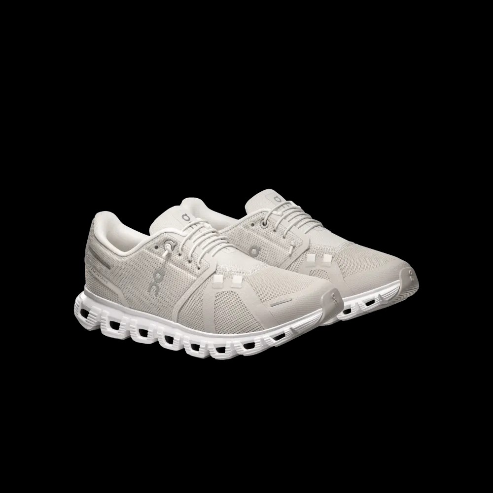 On Running Cloud 6 Wide Pearl White - HypeFly India View 3