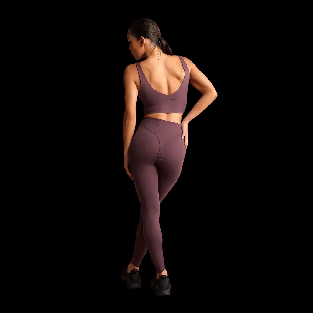 Nike X Skims Matte Women's High-Waisted V-Line 26" Leggings CURRANT - HypeFly India View 2