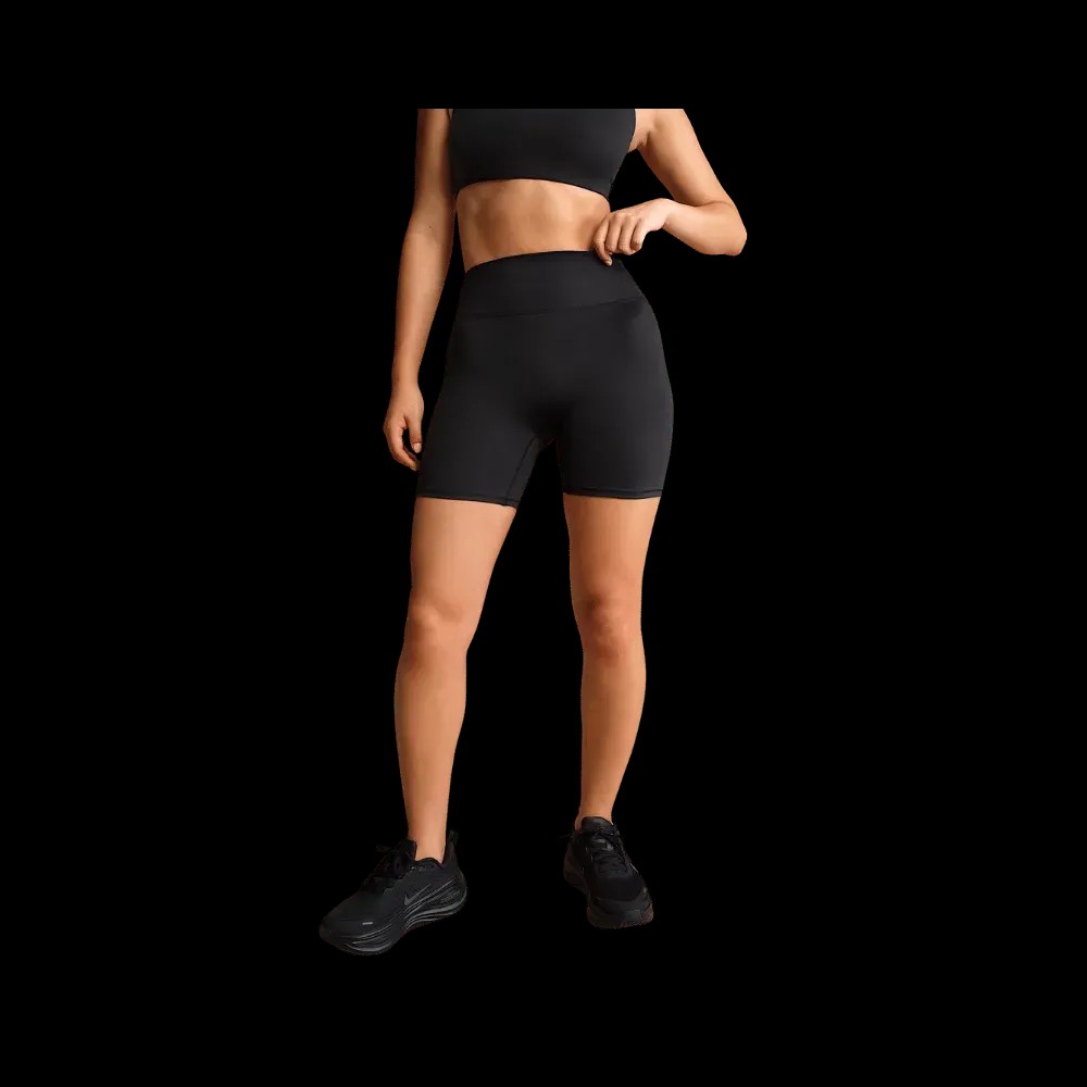 Nike X Skims Matte Women's High-Waisted 5" Biker Shorts Obsidian - HypeFly India View 1