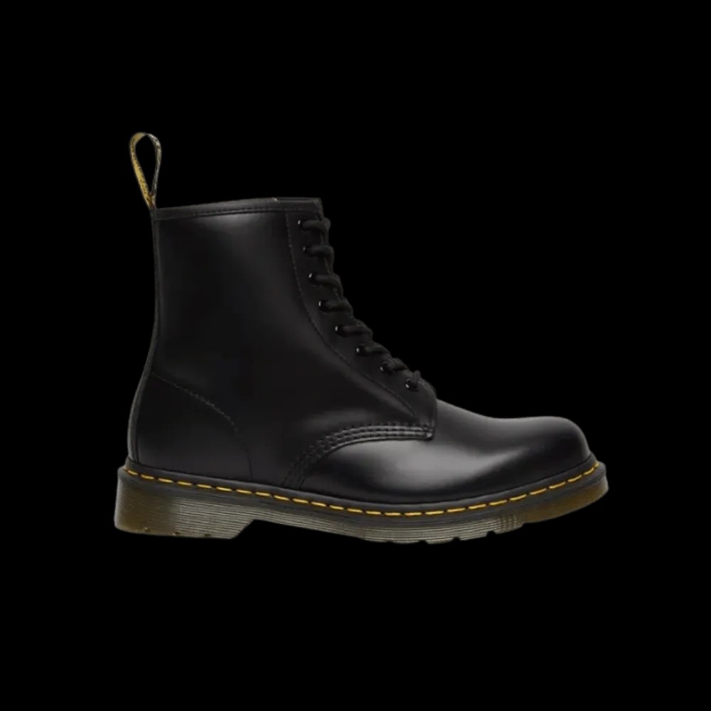Dr Martens 1460 Smooth Leather Lace Up Boots Black - HypeFly India View 1