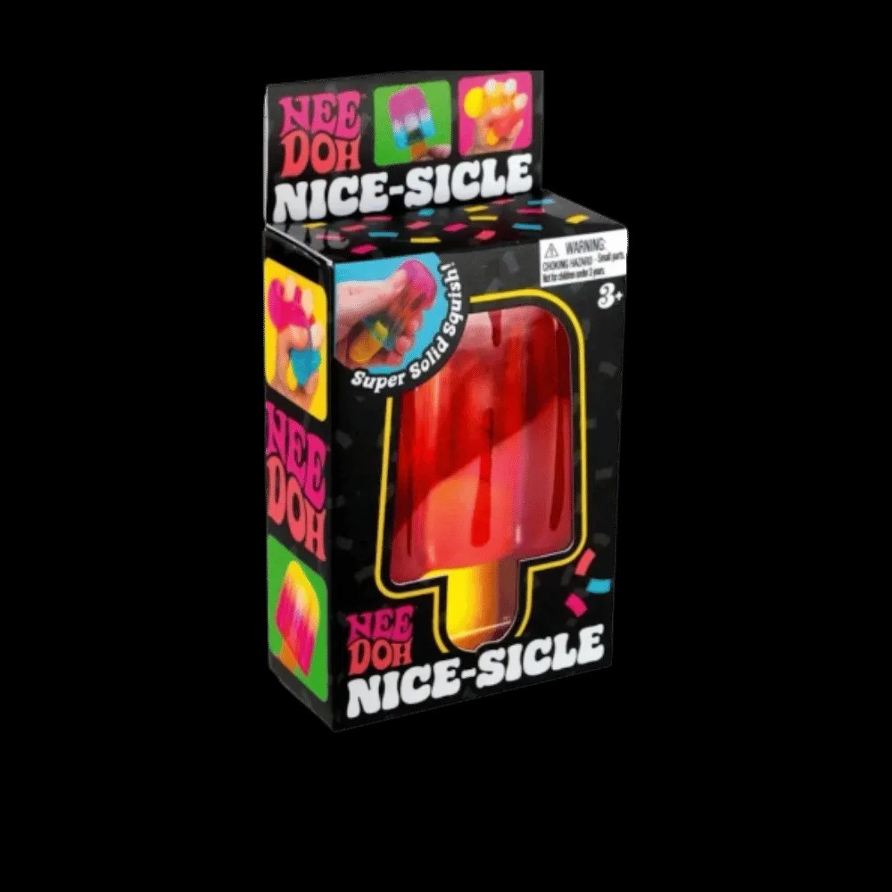 NeeDoh Nice-sicle Popsicle Squishy Fidget Toy Red - HypeFly India View 1