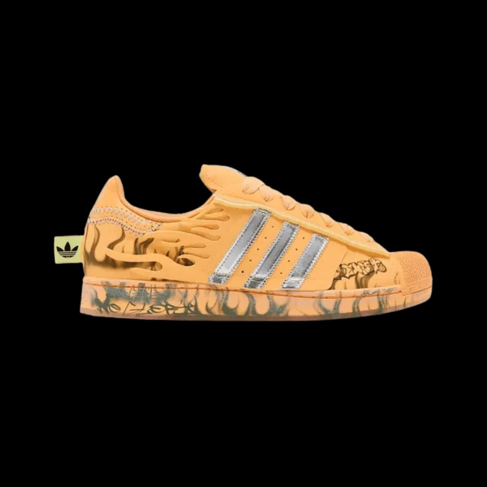 Hellstar x adidas Superstar 'Hazy Orange' - HypeFly India View 1