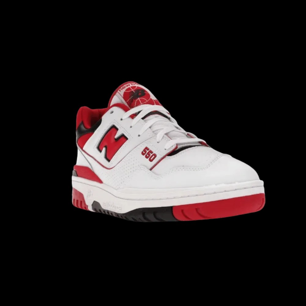 New Balance 550 White Red - HypeFly India View 3