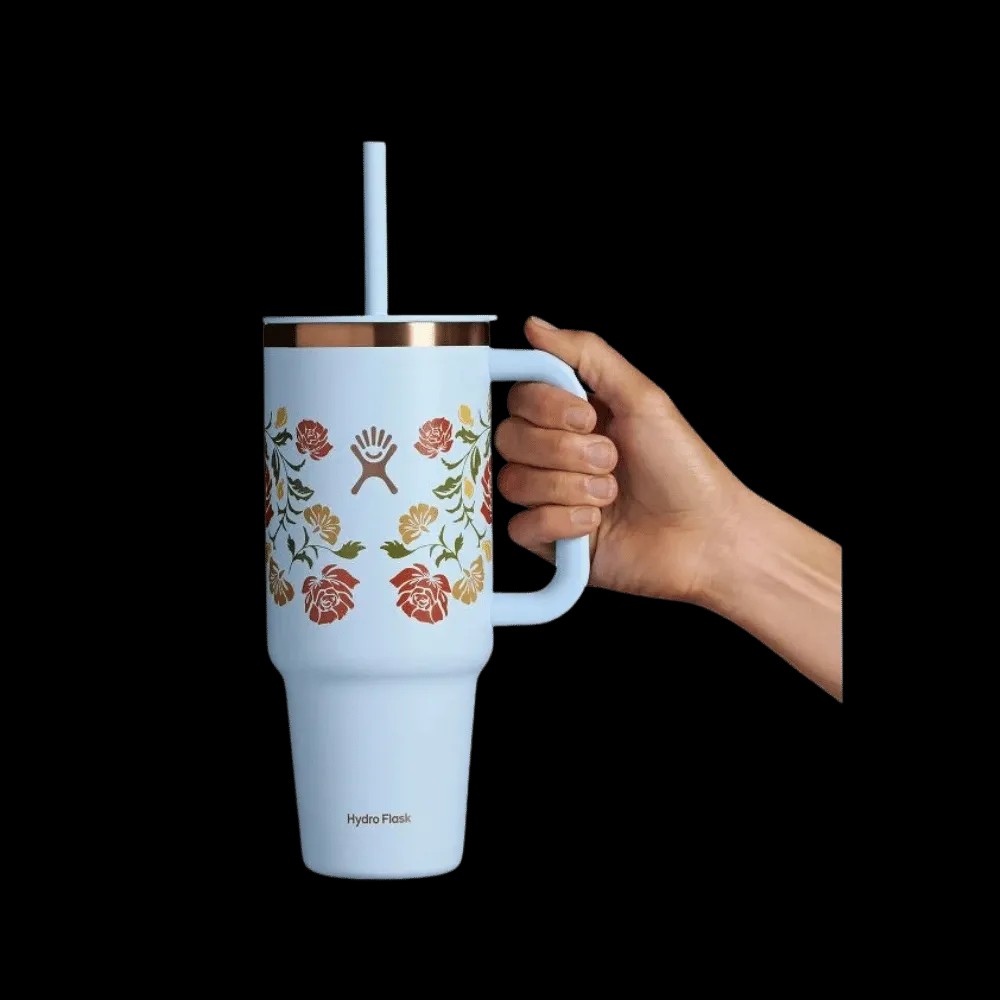 Hydro Flask 40 OZ Travel Tumbler Western Light Blue - HypeFly India View 3
