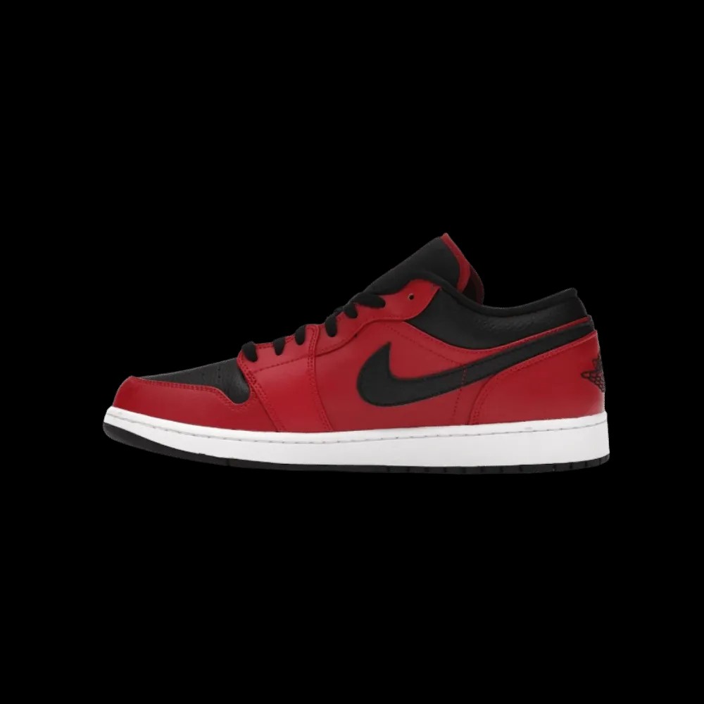  Jordan 1 Low 'Reverse Bred Pebbled Swoosh' - HypeFly India View 3