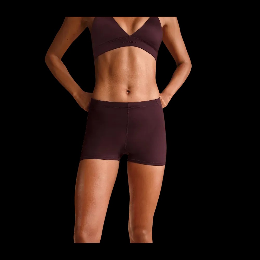 Nike x Skims Shine Women's Mid-Rise 2" Boyshorts with Drawcord PHOENIX  - HypeFly India View 2