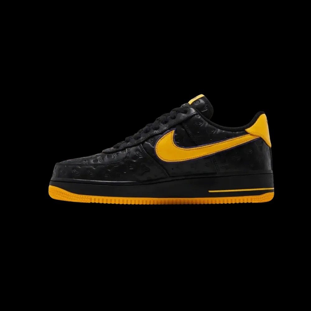 Kobe Bryant x Nike Air Force 1 Low 'Lakers Away' Numbered - HypeFly India View 2