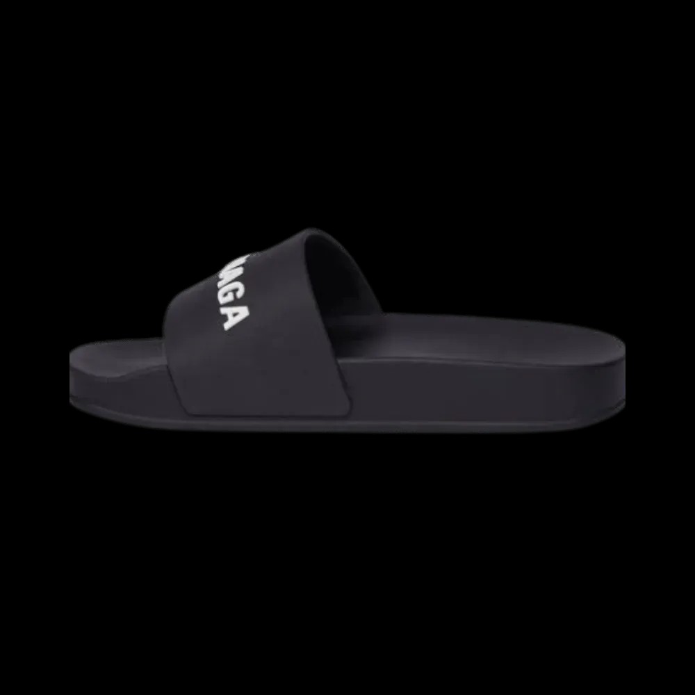 Balenciaga Pool Slides 'Black' - HypeFly India View 5