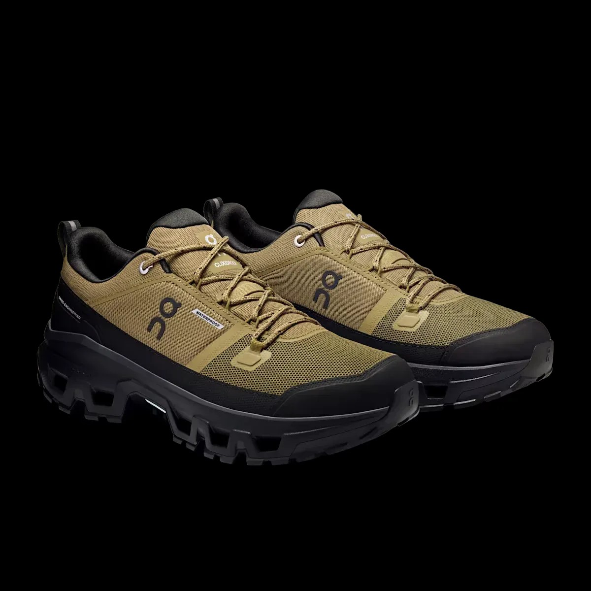 On Running Cloudrock Low Waterproof Hunter | Black - HypeFly India View 2