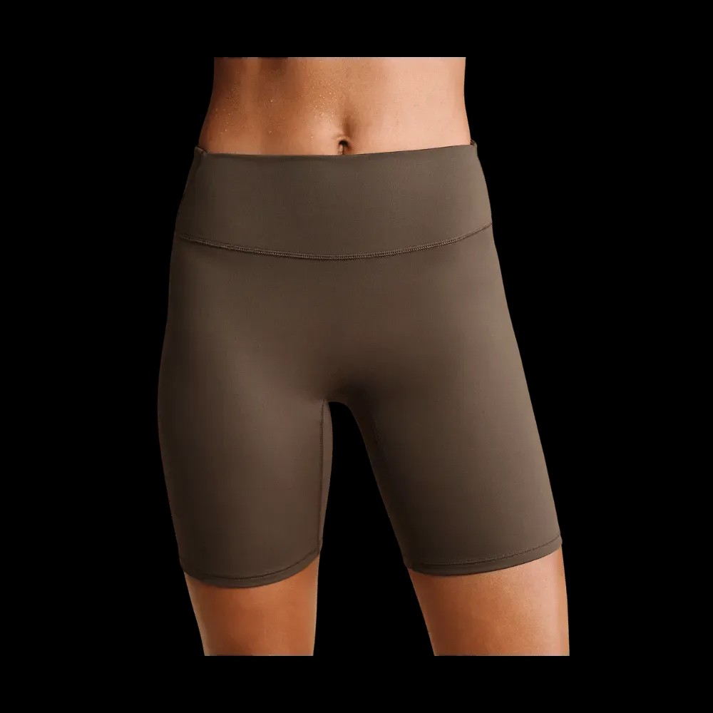 Nike X Skims Matte Women's High-Waiste 5" Biker Shorts Dark Sepiad - HypeFly India View 1