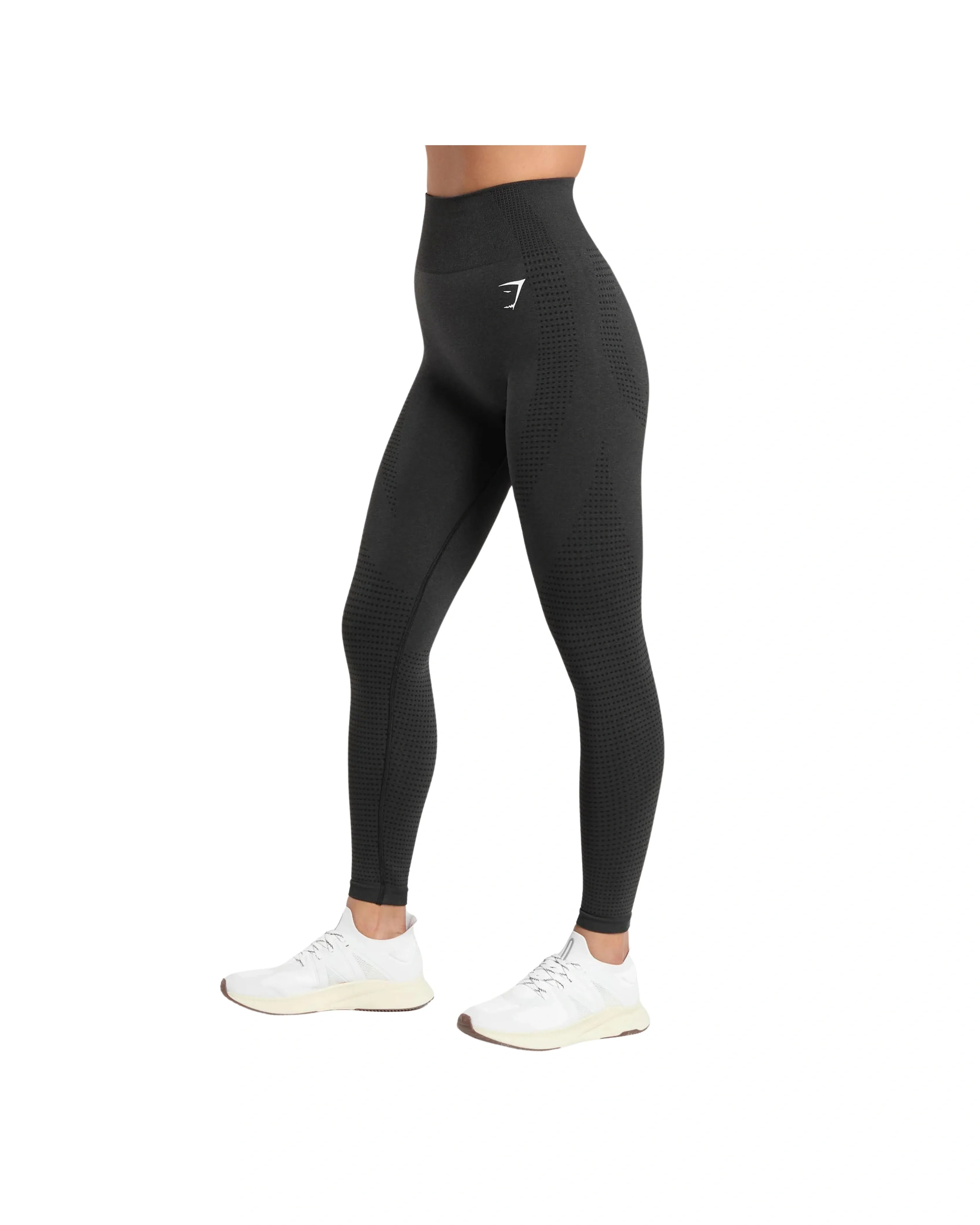 Gymshark Vital Leggings Regular Black Marl - HypeFly India View 3