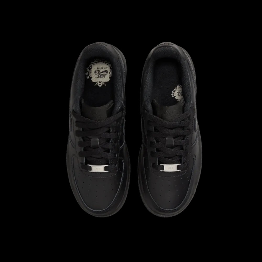 Nike Air Force 1 LE GS 'Triple Black' - HypeFly India View 3