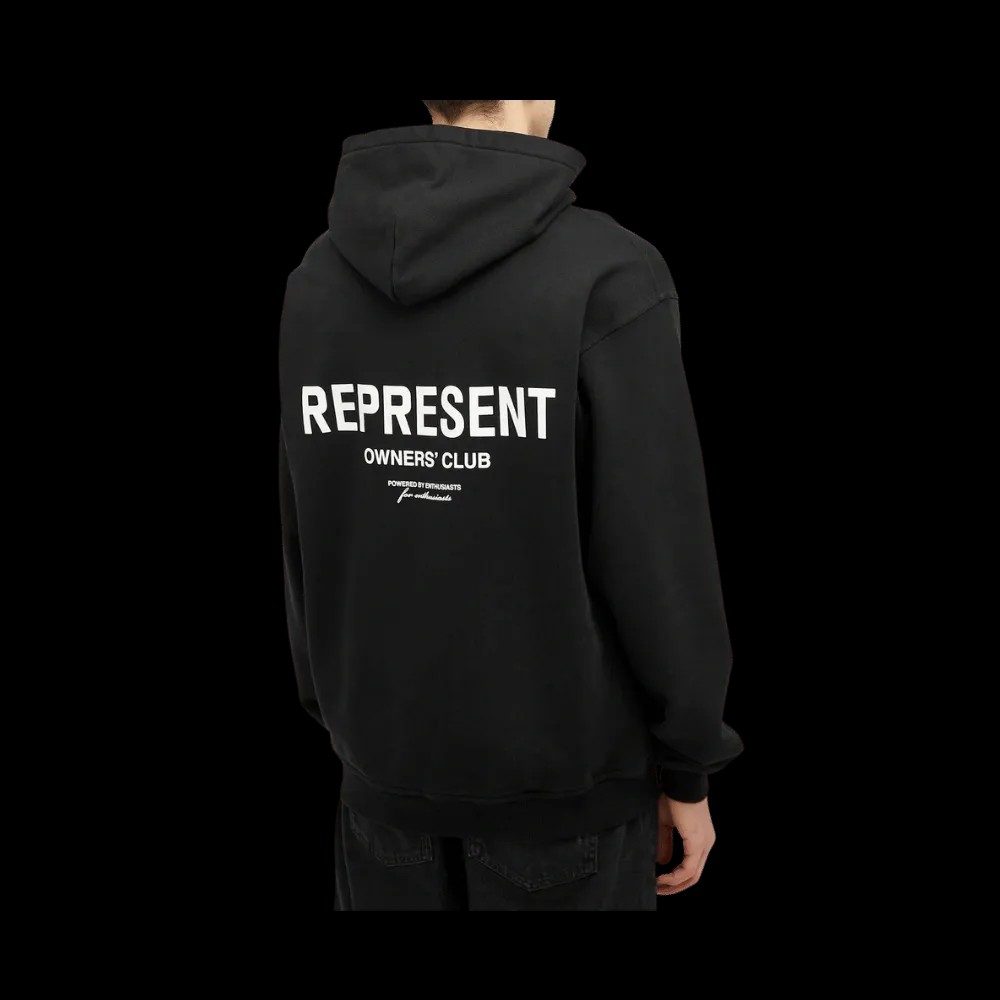 Represent Owner's Club Hoodie Black - HypeFly India View 3