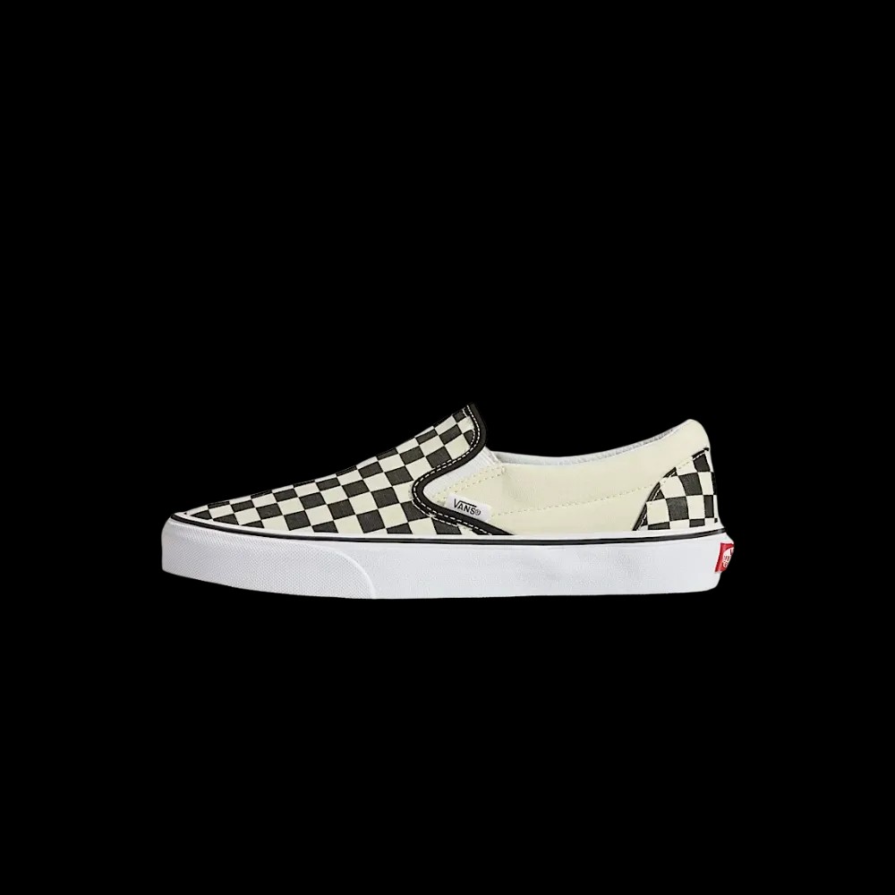 Vans Classic Slip-On Checkerboard Shoe Off White - HypeFly India View 2