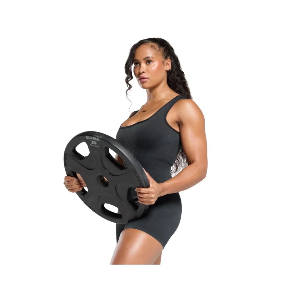 Gymshark Gains Seamless All-In-One Bodysuit Black - HypeFly India View 4