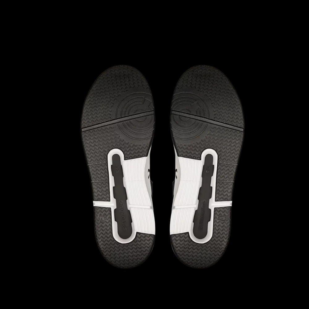 On Running THE ROGER Clubhouse White Black - HypeFly India View 3