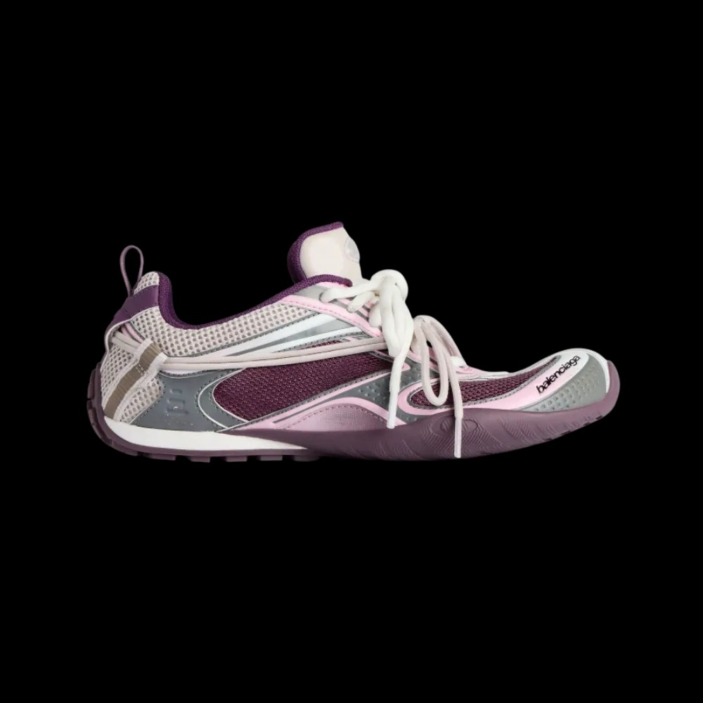 Balenciaga Radar Gradient Lines Sneaker In Purple - HypeFly India View 1