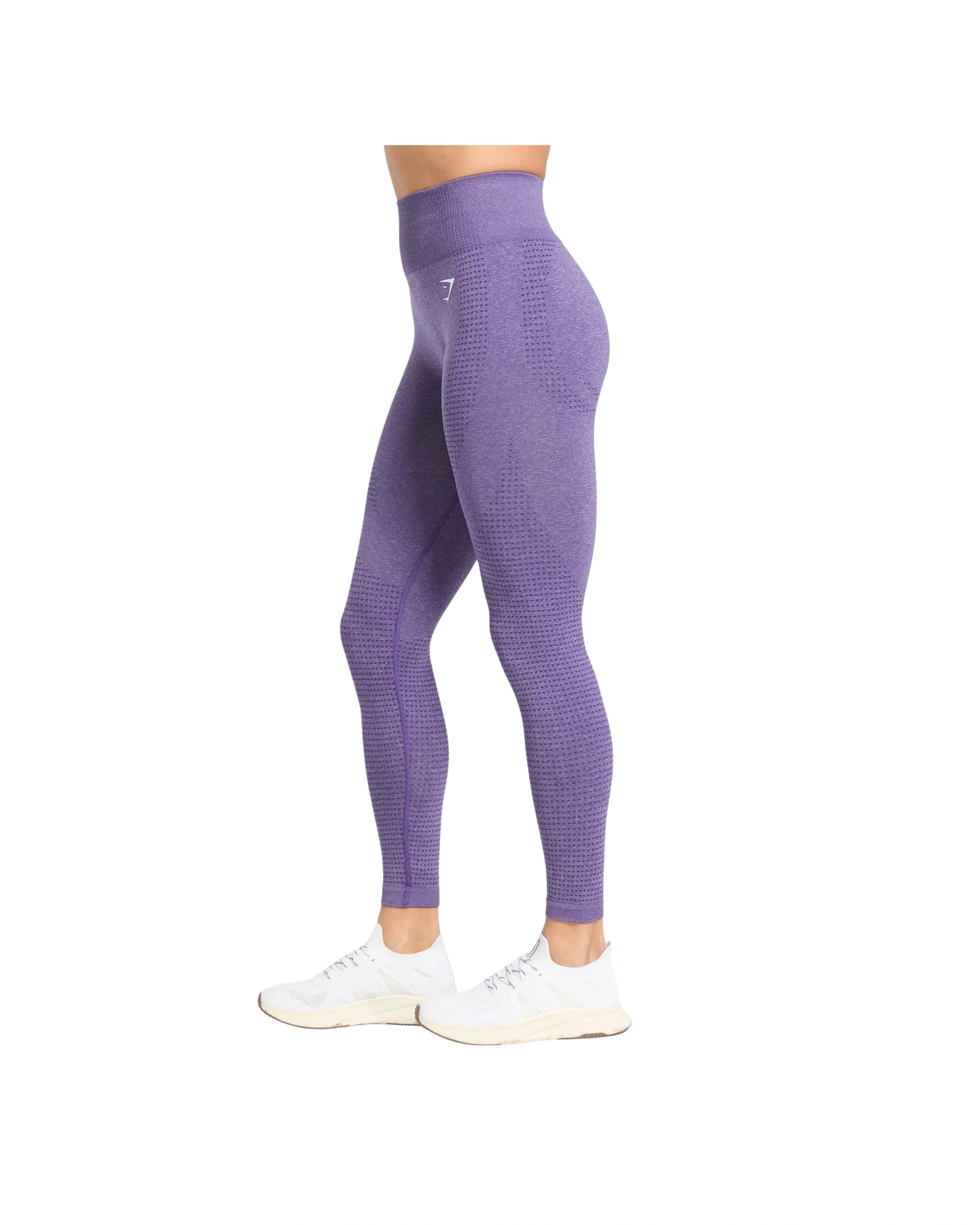 Gymshark Vital Leggings Regular Functional Purple Marl - HypeFly India View 3