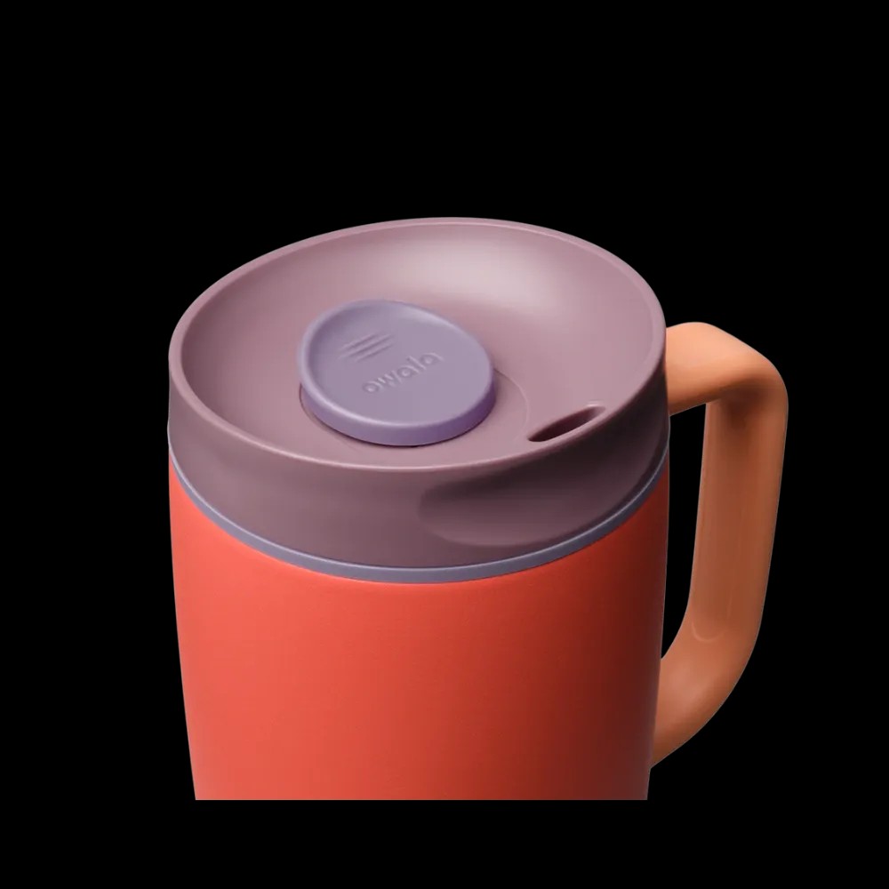 Owala Smoothsip-Slider-With-Handle 12oz "Terracotta Sunset" - HypeFly India View 2