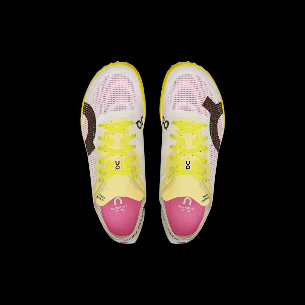On Runnng Cloudspike Citius 2 White Raspberry - HypeFly India View 4
