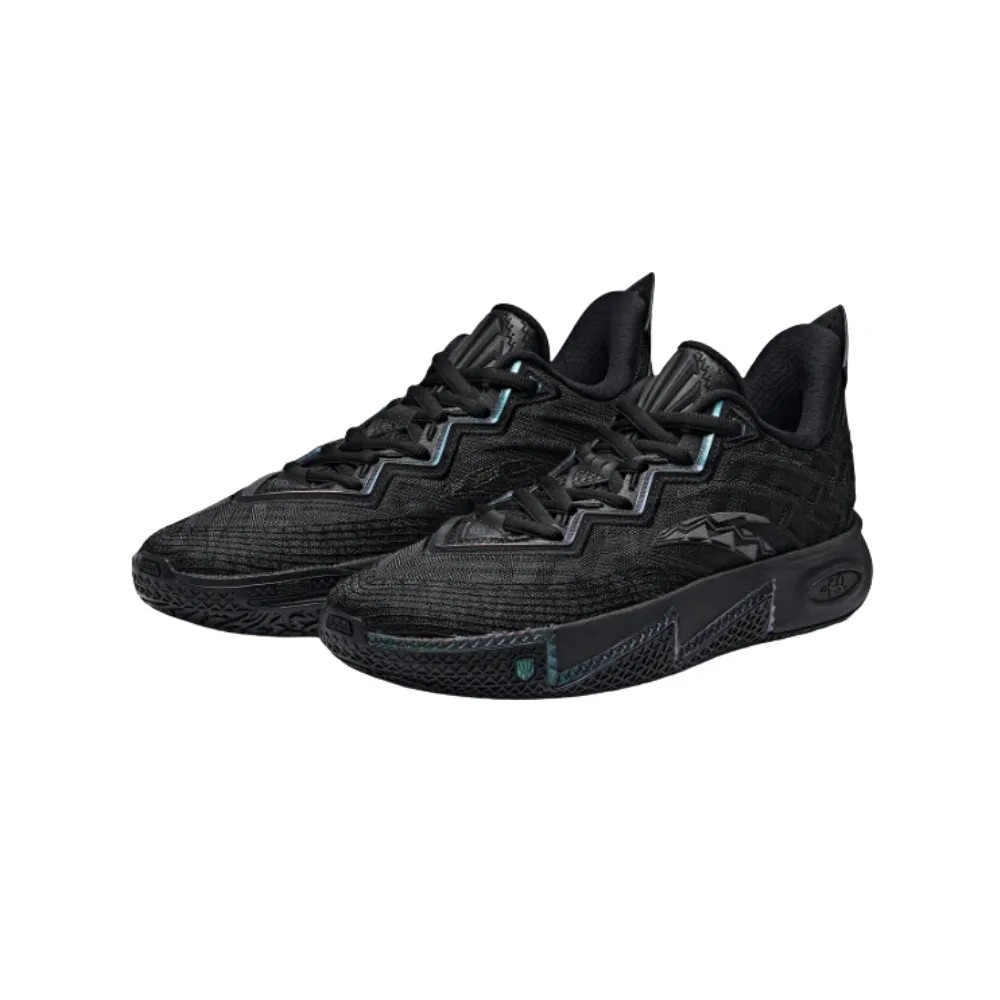 Anta Kai 2 "Triple Black" Basketball Shoes - HypeFly India View 6